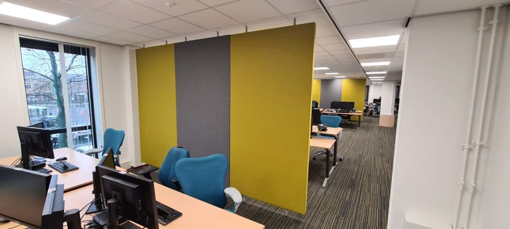 Akoestische scheidingswanden voor kantoortuinen op te delen voor rust, productiviteit en privacy