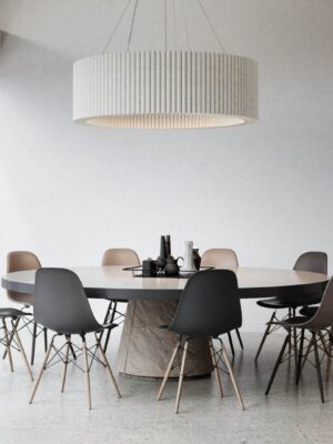 HEY-SIGN Akoestische Lamp Welle praktijkvoorbeeld